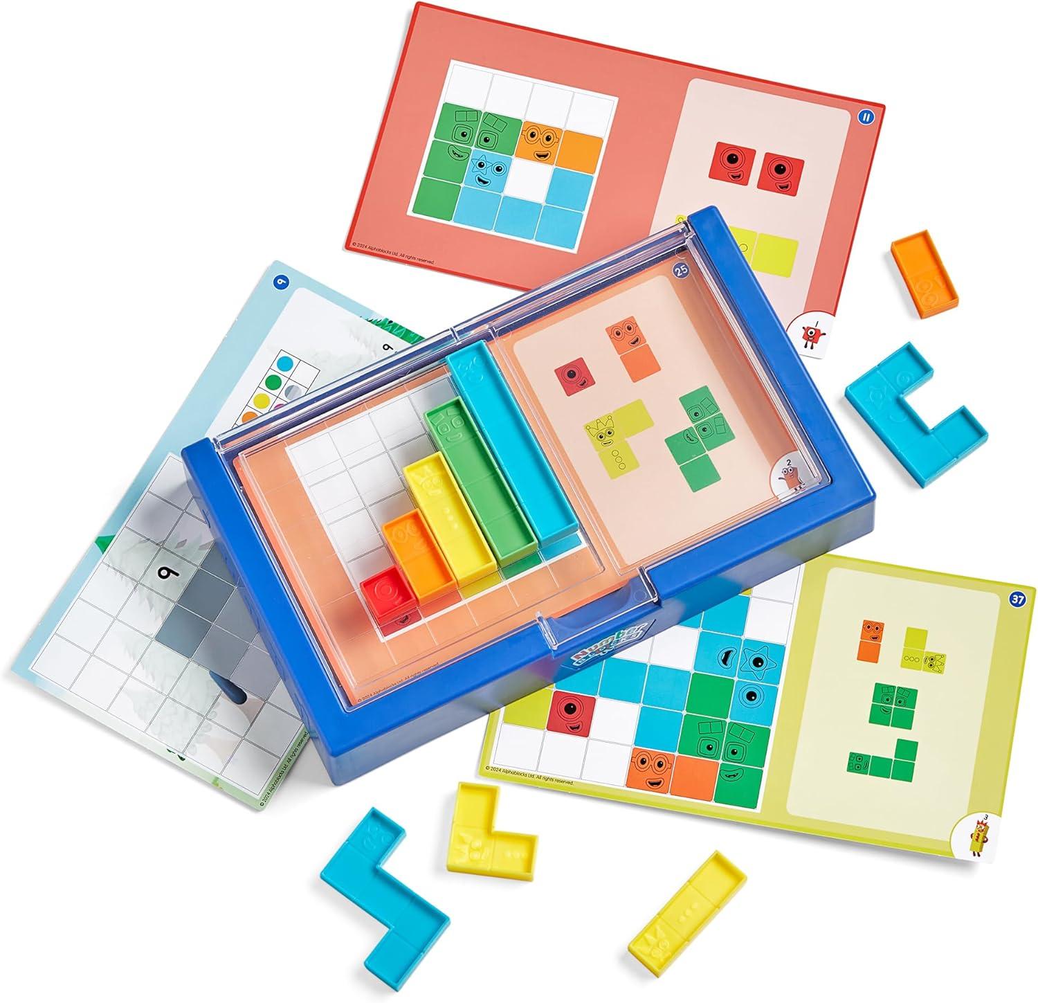 imageLearning Resources Puzzle Numberblocks Jouet ducatif pour Garons et Filles de 3 Ans et Plus 50 Puzzles 4 Niveaux Jeu de Voyage Inspir de la Srie Tlvise Numberblocks CasseTte Stimulant