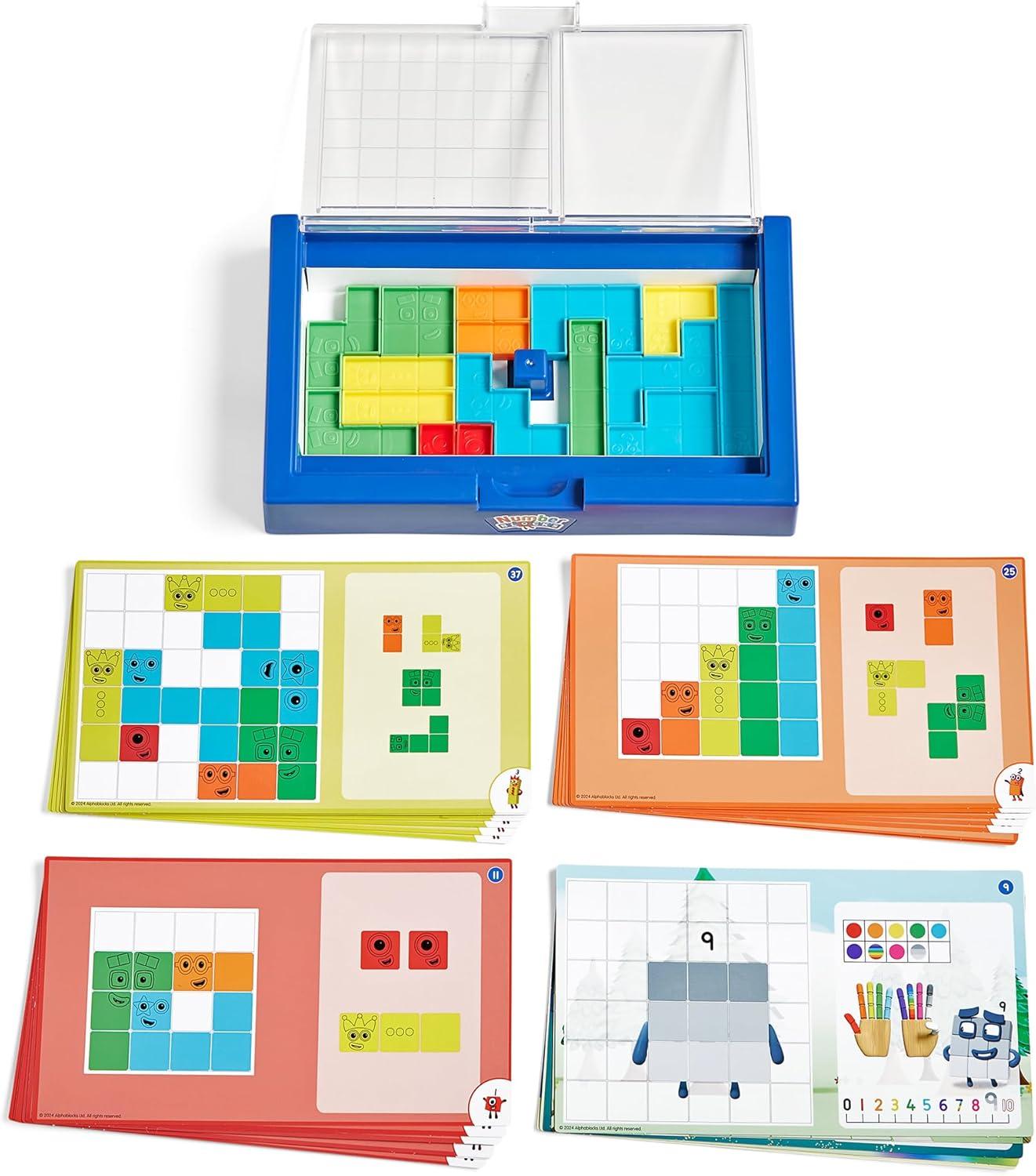 imageLearning Resources Puzzle Numberblocks Jouet ducatif pour Garons et Filles de 3 Ans et Plus 50 Puzzles 4 Niveaux Jeu de Voyage Inspir de la Srie Tlvise Numberblocks CasseTte Stimulant