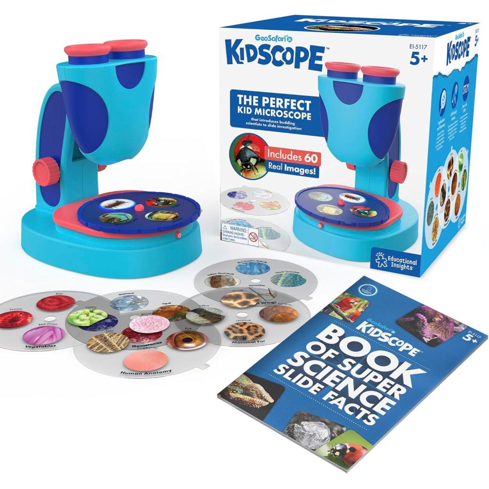imageLearning Resources GeoSafari Jr Kidscope Microscope pour enfant jouet ducatif et scientifique STEM unisexe partir de 5 ans