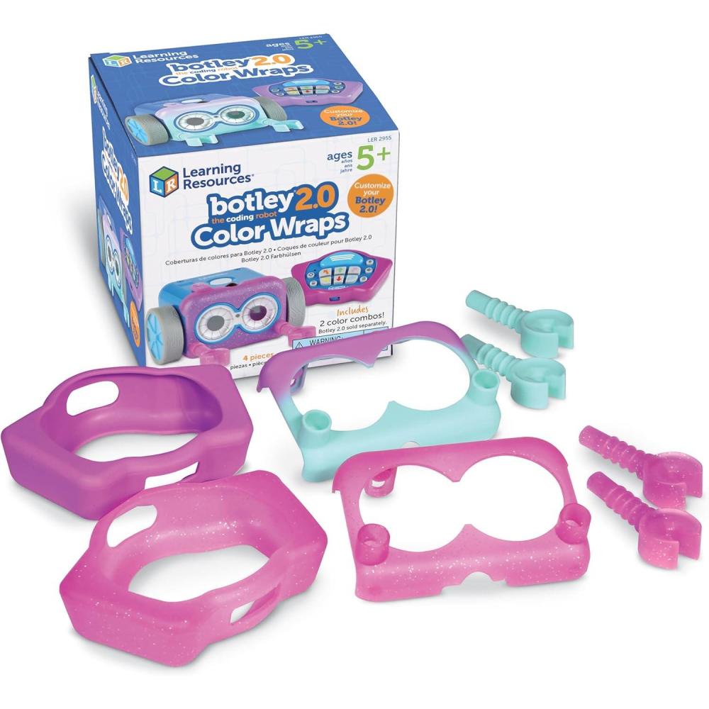 imageLearning Resources Coques de Couleur pour Robot Botley 20 Kit Violet kit dAccessoires Robot Botley Non Inclus partir de 5 Ans