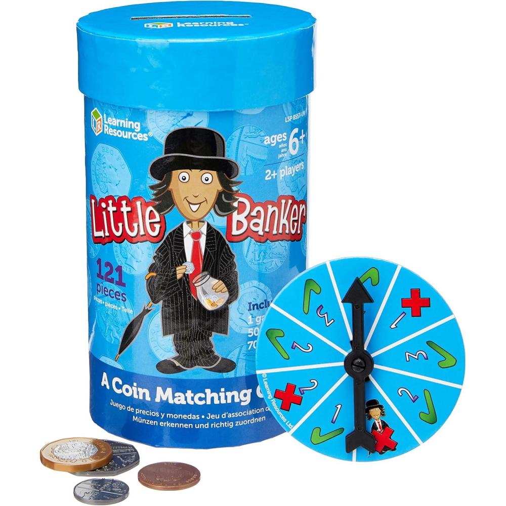imageLearning Resources Jeu dassociation de pices de Monnaie Le Petit banquier