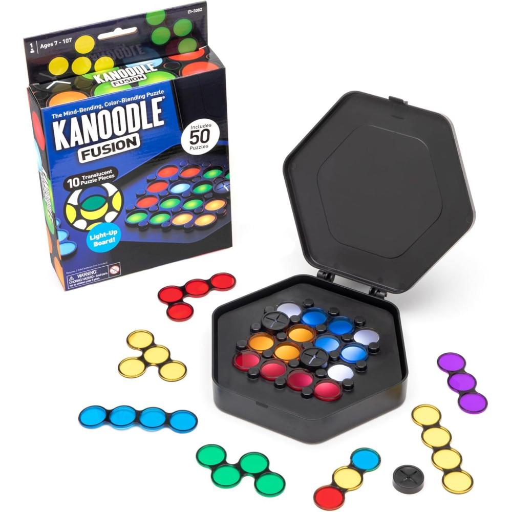 imageLearning Resources Jeu de logique Kanoodle Fusion pour enfants jeu crbral stimulant jouet STEM pour enfants partir de 7 ans