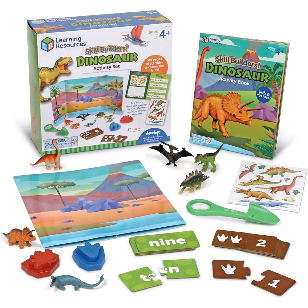 imageLearning Resources Kit dactivits sur Les Dinosaures Skill Builders activits dApprentissage Science prscolaire Livre dactivits Jouets Dinosaures Jouets Dinos Jouets jurassiques 4