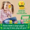 Jeu de couleurs et de chiffres Montessori jouets Pâques 12 pièces à partir de 18 mois