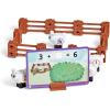 Learning Resources Ensemble d&rsquo;activités avec cubes MathLink Ferme de moutons Numberblocks, jouets du dessin animé, jeu de maths et nombres, jeu de ferme, 10 activités mathématiques incluses, dès 3 ans