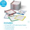 Learning Resources Lot de 6 Plateaux pour réglettes Cuisenaire, Comprend des Plateaux et des Tapis d&rsquo;activité Uniquement, Les Essentiels de la Classe pour Les Enseignants, dès 5 Ans