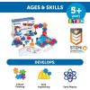 Learning Resources Makers Créateurs de Machines Explorers, 60 pièces, à partir de 5 Ans, Jeux de Construction, Kits STEM, d’ingénierie, Jouets à Construire soi-même, LER9462, Multicolore, Medium