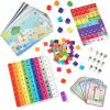 Learning Resources MathLink Cube Numberblocks 1-10 Activity Set – 251 Pieces to Build Characters 0-10, Math Game Preschool Ages 3+