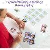 Learning Resources Memory J’exprime Mes émotions, Cartes des émotions pour Enfants, 80 Cartes, Jeu d’Association de Cartes, activités d’Apprentissage socio-émotionnel, 3+
