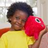 Learning Resources Numberblocks One Plush Toy from 18 Months, Official Educational Soft Toy for Girls and Boys, Sensory and Cuddle Toy Inspired by the Numberblocks TV Series(Numberblock One)
