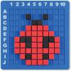 Learning Resources Pixel Art Kit, Kids Learn and Have Fun with 402 Cubes, Guide with 40 Templates to Reproduce, STEM Educational Toy, Programming, Montessori, Gift Boy Girl 5 6+ Years Old