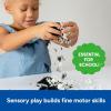 Learning Resources Playfoam Pluffle Twist Noir et Blanc, Dès 3 Ans, Jeu Sensoriel Tactile, Matière Duveteuse Apaisante Qui Ne Sèche Jamais, Bac Sensoriel et Motricité Fine(Dos et blanc)