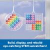 Learning Resources STEM Explorers Cristaux solaires pour fenêtre, Cadeau pour Enfants, 30 défis STEM, kit de Loisir créatif réutilisable, 422 pièces, dès 5 Ans