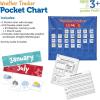 Learning Resources Tableau à Poches de Suivi de la météo, découvrir la météo, Les Essentiels en Classe pour Les Enseignants, ressources de Classe, dès 5 Ans