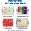 Playfoam Pluffle Luminescente – Jeu Sensoriel Tactile Dès 3 Ans – Texture Douce et Fluide – Brille dans le Noir – Tube Torsadé – Idée Cadeau Noël Enfant(Glow)