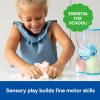 Playfoam Pluffle Luminescente – Jeu Sensoriel Tactile Dès 3 Ans – Texture Douce et Fluide – Brille dans le Noir – Tube Torsadé – Idée Cadeau Noël Enfant(Glow)