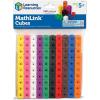 Learning Resources MathLink Cubes – Multicolour Interlocking Cubes, Numeration & Construction Material, Maths Educational Game CP-CM2 – Pack of 100