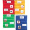 Learning Resources Square Magnetic Pocket Holders – Pack of 6 Colorful Classroom Organizers, Modular Display Board with Magnets & Hook & Loop Strips, Teacher Supplies(Set of 4)