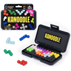 Learning Resources Kanoodle, 3D Puzzle for Kids and Adults Ages 7 and Up to 7 Years Old, Travel Logic Game with 200 Progressive Challenges(Single)