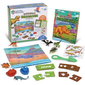 Learning Resources Kit d’activités sur Les Dinosaures Skill Builders, activités d’Apprentissage, Science préscolaire, Livre d’activités, Jouets Dinosaures, Jouets Dinos, Jouets jurassiques, 4+