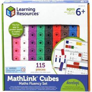 Learning Resources Kit de maîtrise mathématique – Cubes MathLink(Simple)