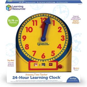 Learning Resources Ma première Horloge 24 Heures de démonstration de l’Enseignant de