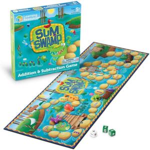 Learning Resources Swamp addition and subtraction game, 2-4 Players
