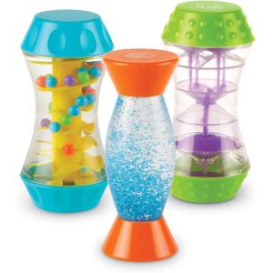Learning Resources Trio of Sensory Tubes for Handling, Fine Motor Skills, Sensory Toys for Toddlers, Sensory Toys for Kids, Handling Toys, Sensory Tubes