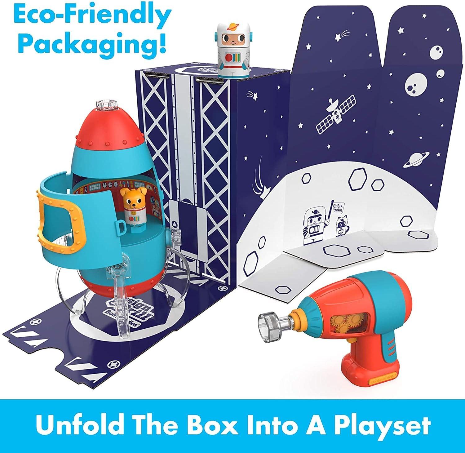 imageLearning Resources Avion Bolt Buddies Design ampamp Drill jeu avec un avion et une figurine de pilote jouet de science et STEM cadeau pour enfants 3 4 5 ans et plusFuse