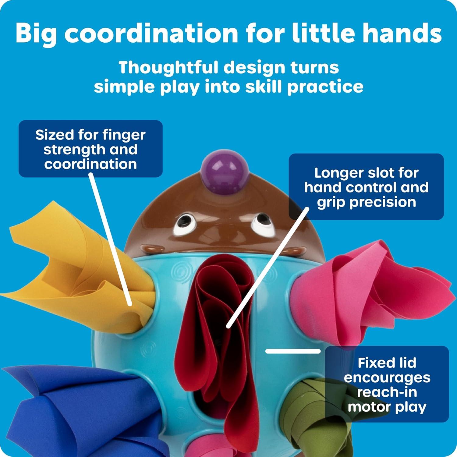 imageLearning Resources Hrisson Spike pour la motricit Fine lami des mouchoirs partir de 18 Mois Jouets pour bb Jouets ducatifs Jouets de motricit Fine Jouets Montessori