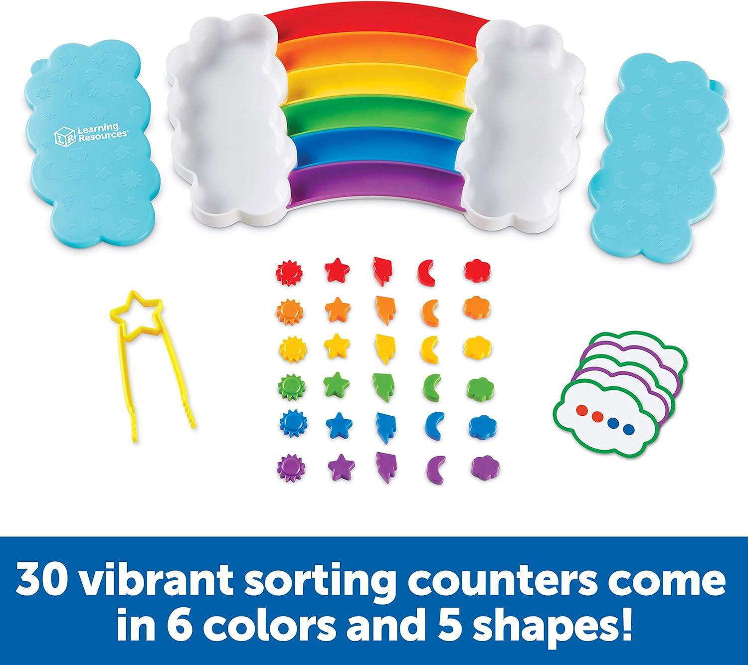 imageLearning Resources Kit de tri de lArcenCiel 37 pices motricit Fine tri squences Jouets pdagogiques Petite enfance Jouets pour Les ToutPetits Jouets dApprentissage et ducatifs 3