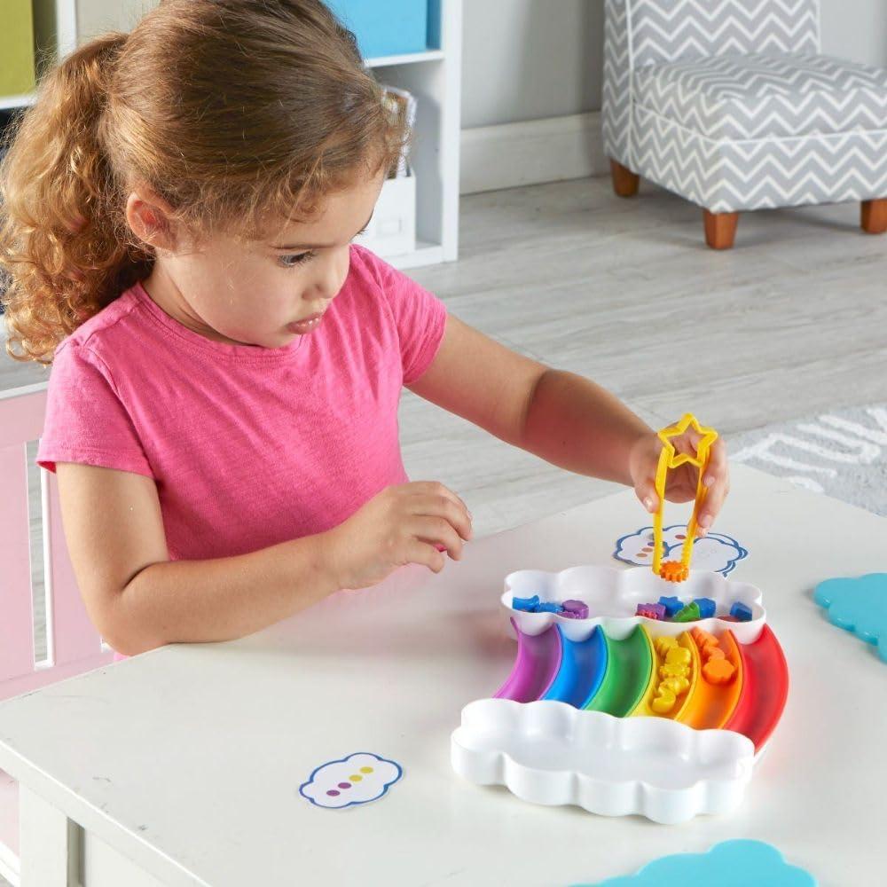 imageLearning Resources Kit de tri de lArcenCiel 37 pices motricit Fine tri squences Jouets pdagogiques Petite enfance Jouets pour Les ToutPetits Jouets dApprentissage et ducatifs 3