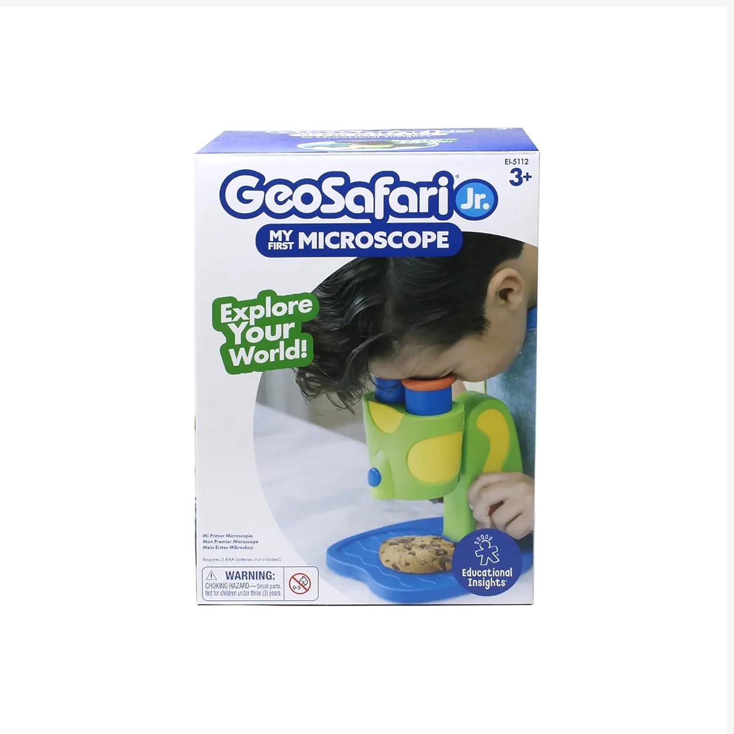 imageLearning Resources Mon premier microscope GeoSafari Jrsans piles supplmentaires