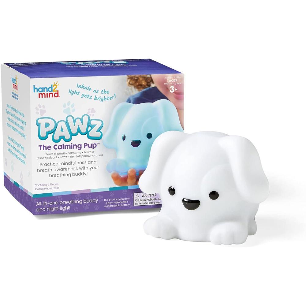 imageLearning Resources Chiot apaisant PAWZ exercices de respiration profonde apprentissage sociomotionnel jouets sensoriels pour le jeu sensoriel pleine conscience pour les enfants