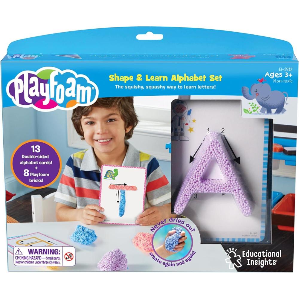 imageLearning Resources Ensemble Playfoam dapprentissage des formes de lettres 335 x 249 x 51