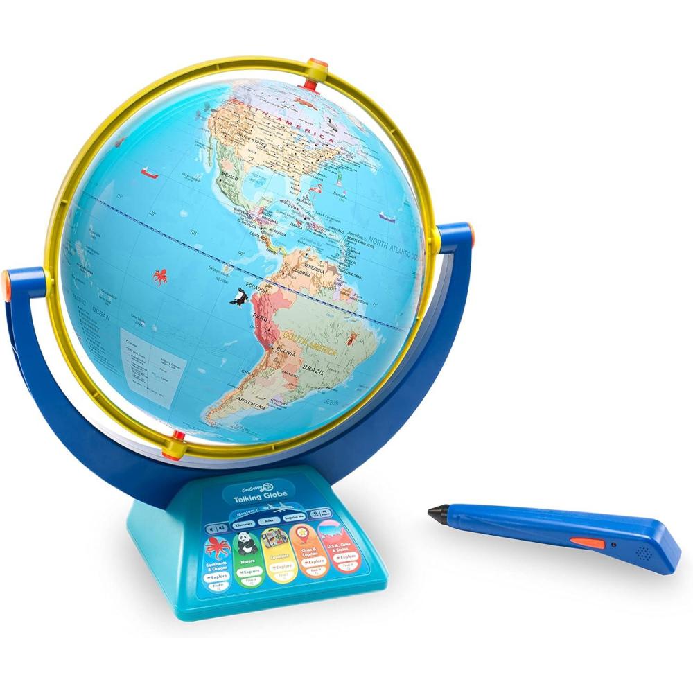 imageLearning Resources Globe terrestre parlant GeoSafari Jr Bleu