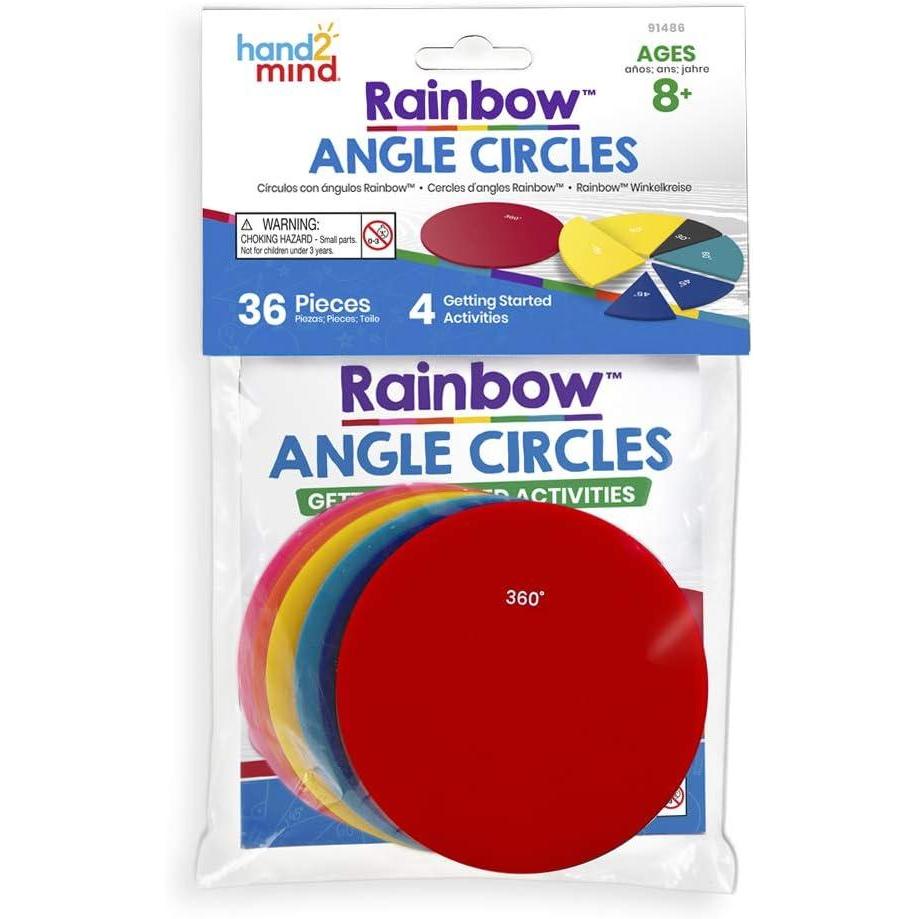 imageLearning Resources Kit de cercles dangles arcenciel