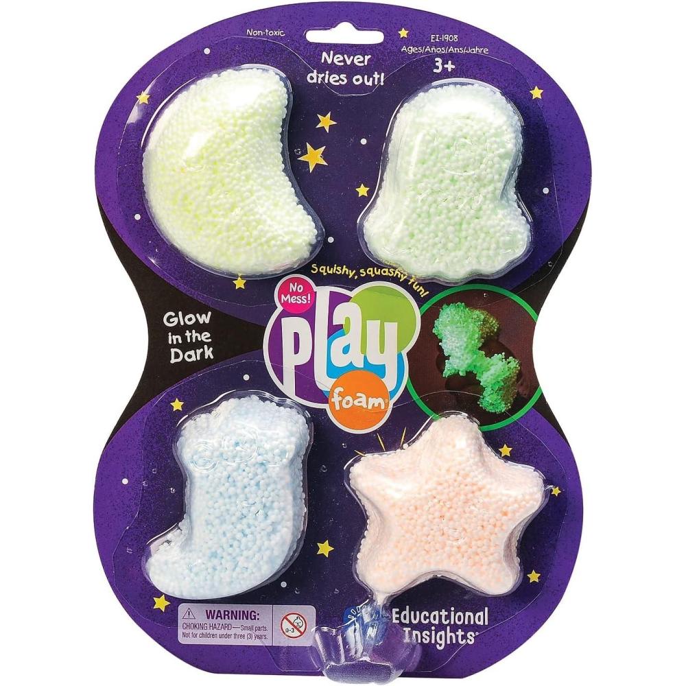 imageLearning Resources Mousse Playfoam luminescente 4 paquetsLot de 4