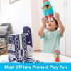 Learning Resources Avion Bolt Buddies Design & Drill, jeu avec un avion et une figurine de pilote, jouet de science et STEM, cadeau pour enfants, 3, 4, 5 ans et plus(Fusée)