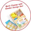 Learning Resources Kit d’activités sensorielles Merveilles de l’espace, jouets sensoriels pour jeu sensoriel, jouets de l’espace, jouets Montessori, boîte de rangement en bois, à partir de 3 ans(Comptage et tri)
