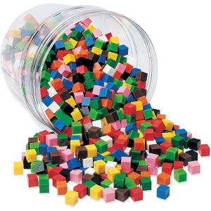 Learning Resources Cubes d’un centimètre (jeu de 1 000)(1)