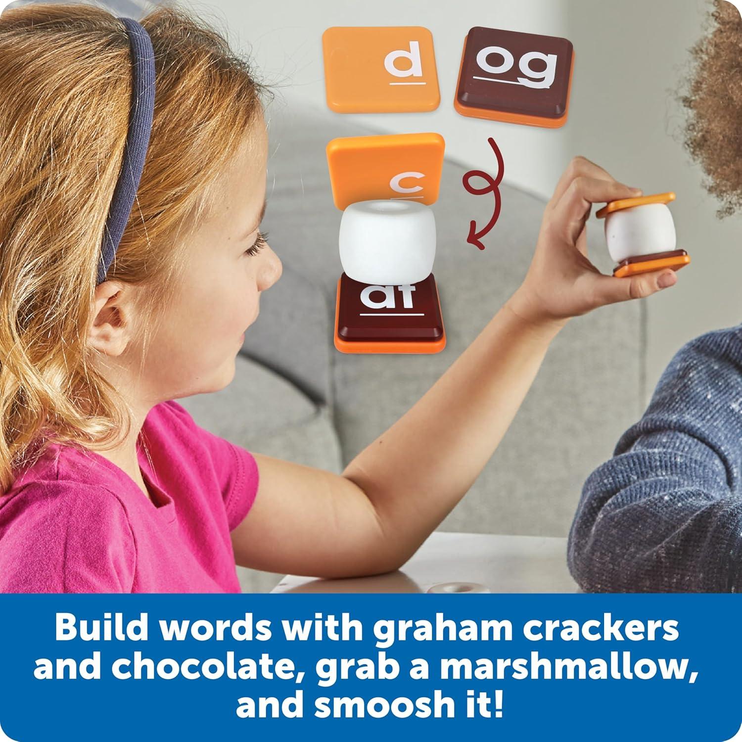 imageLearning Resources Lets Spell Smores Cartes Flash de lalphabet Jeux de Mots Apprendre Lire Outils de dyslexie pour Enfants partir de 5 Ans 62 pices
